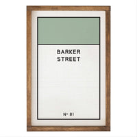 Game Board Tile Green Personalized Wall Art
