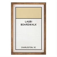 Game Board Tile Yellow Personalized Wall Art