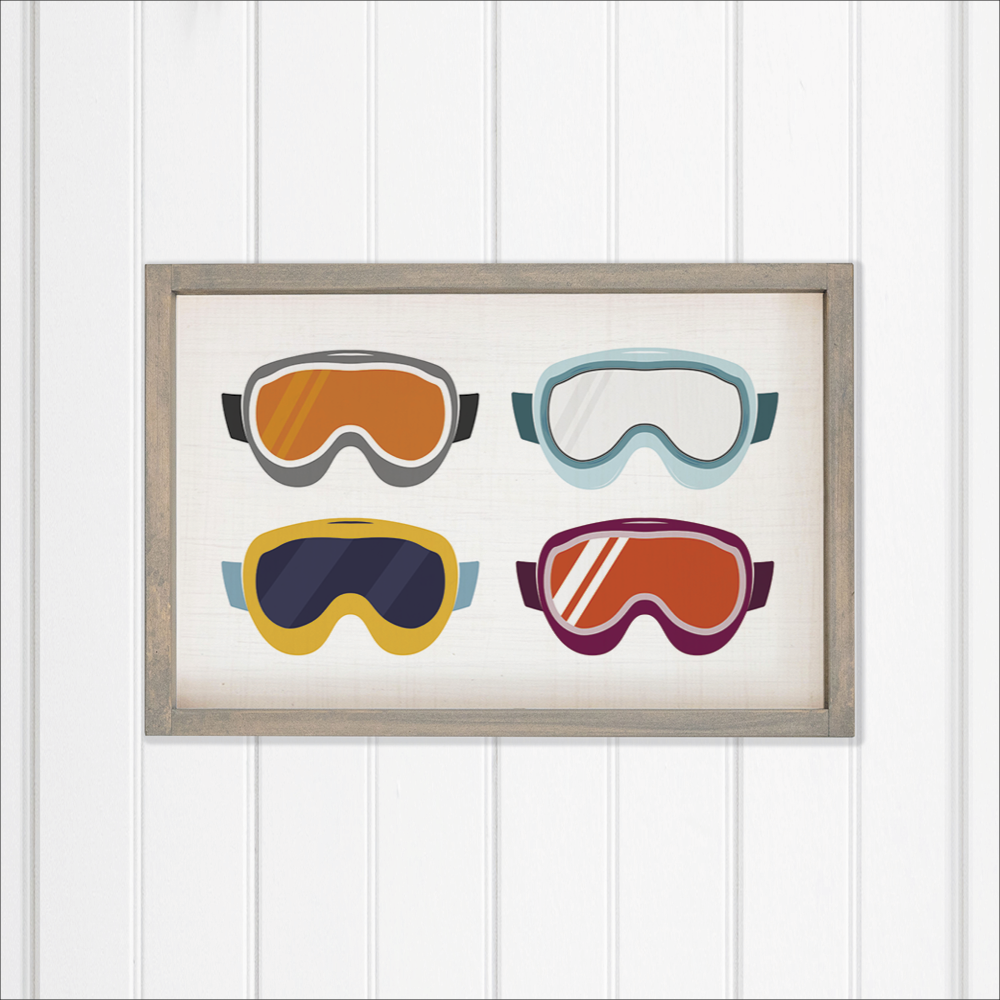 Ski Goggle Vibes Wall Art