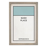 Game Board Tile Sea Blue Personalized Wall Art