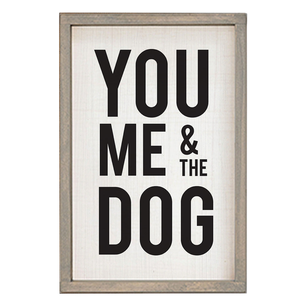 You Me And The Dog Wall Art