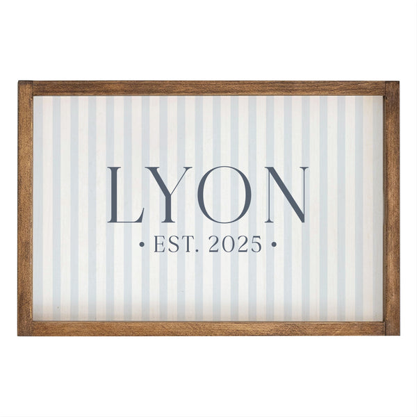 Established Last Name Wall Art