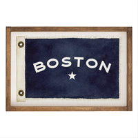 Star Vintage Flag Personalized Rectangle Wall Art