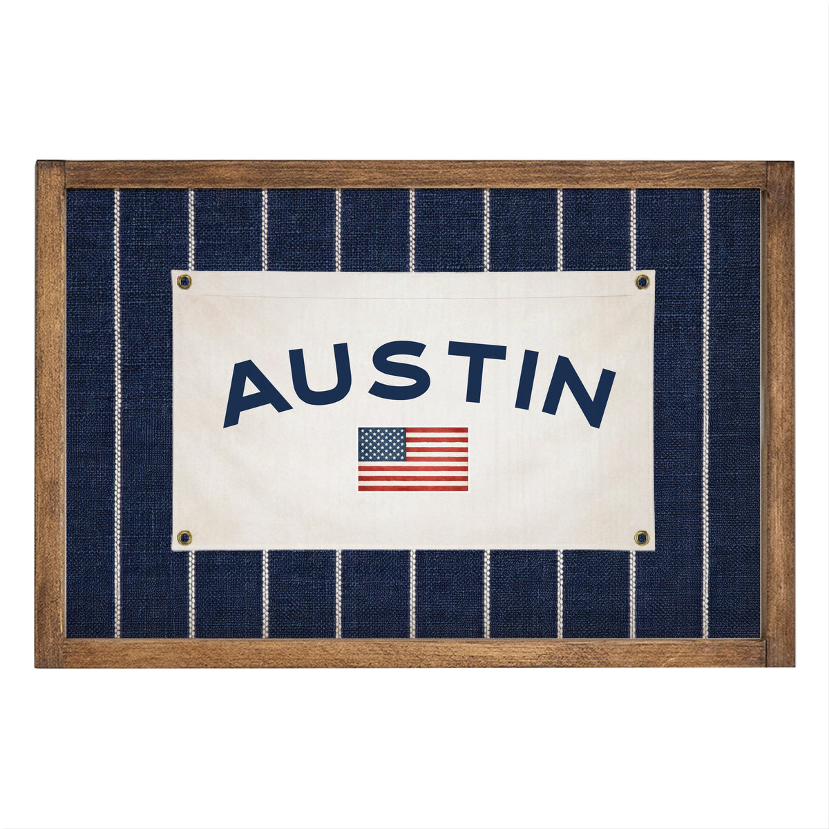 Americana Stripe Personalized Wall Art
