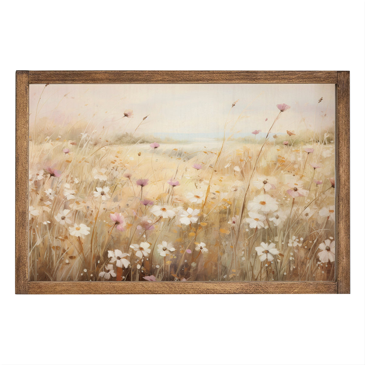 Field Of Flowers Landscape Wall Art 13" x 19"