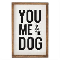 You Me And The Dog Wall Art