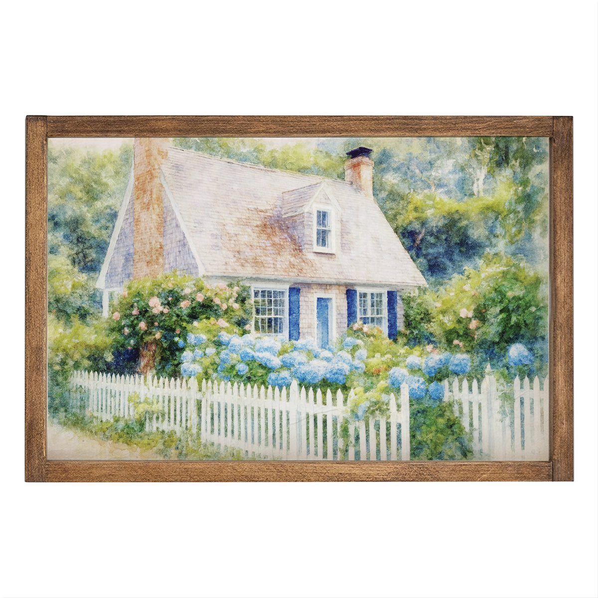 Hydrangea Cottage Wall Art