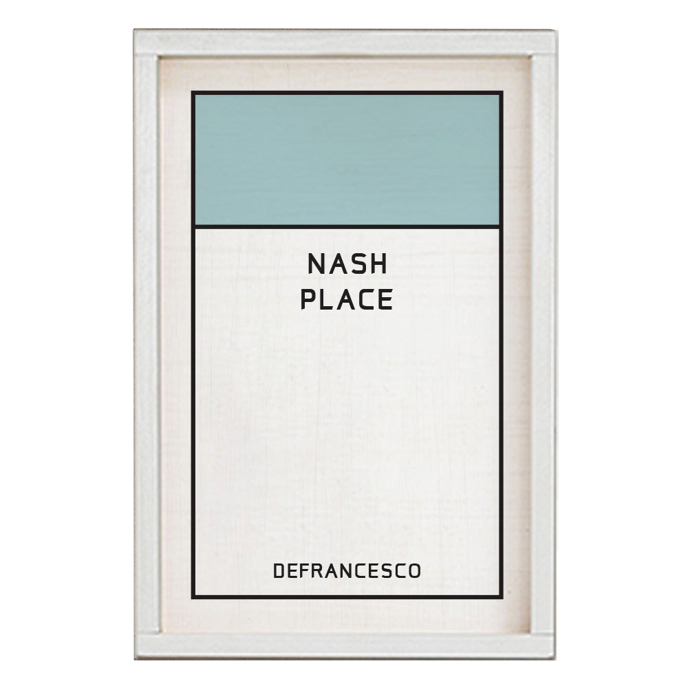 Game Board Tile Sea Blue Personalized Wall Art