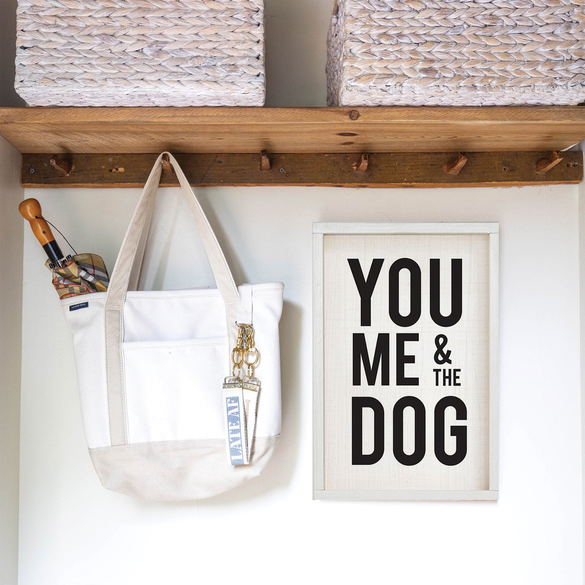 You Me And The Dog Wall Art