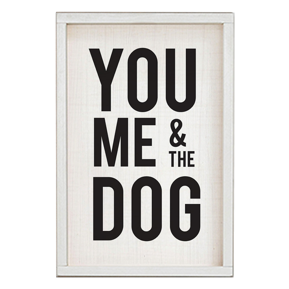 You Me And The Dog Wall Art