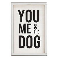 You Me And The Dog Wall Art