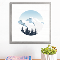 Scenic Mountain Top Wall Art