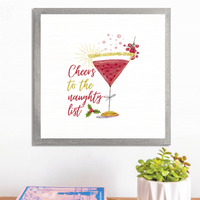 Cheers to the Naughty List Wall Art