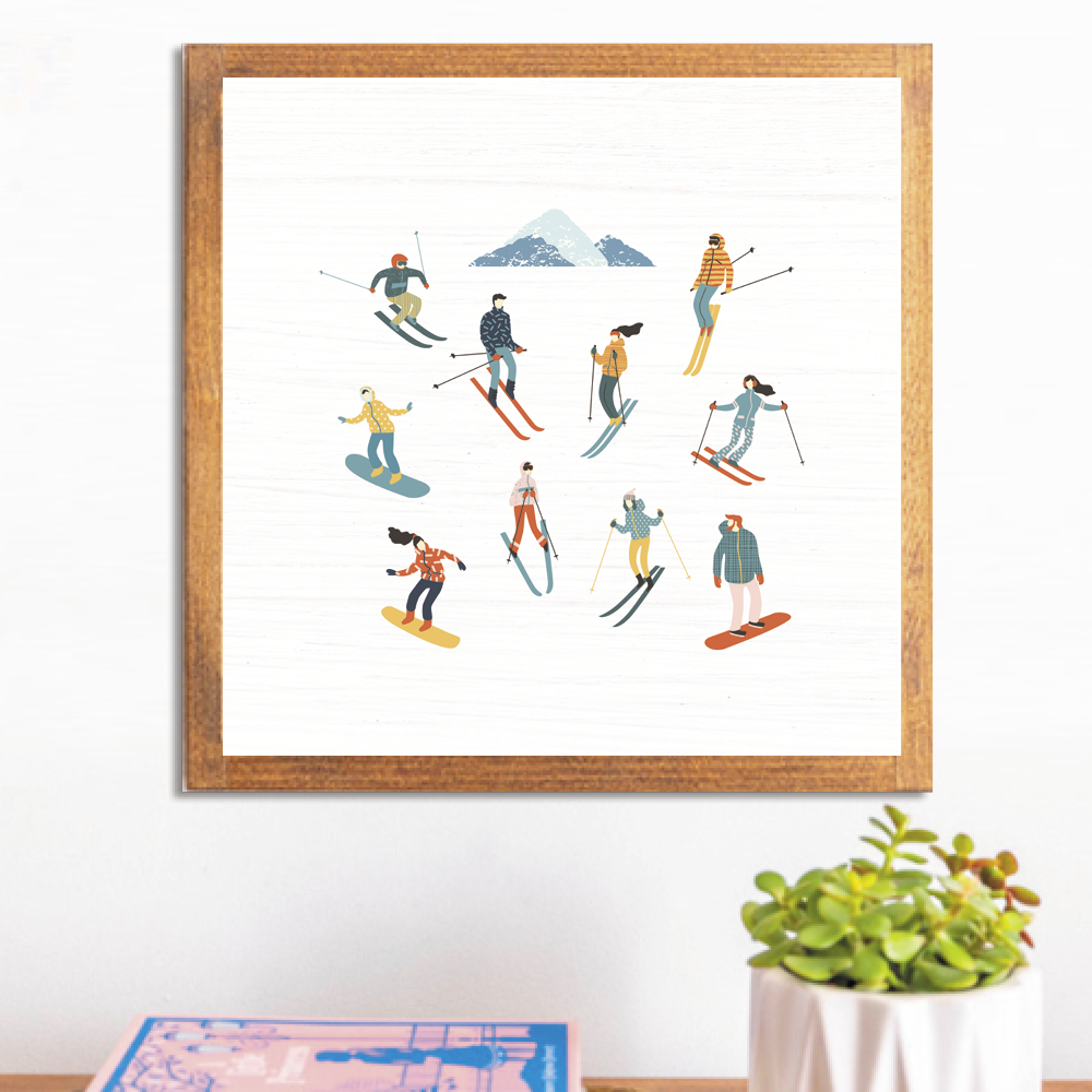 Snow Sport Harmony Wall Art