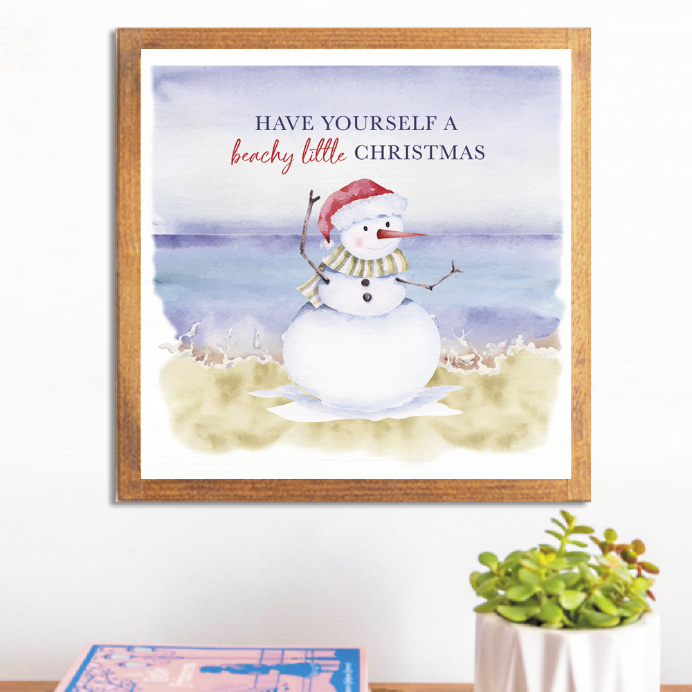 Have a Beachy Little Christmas Wall Art