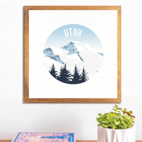 Personalized Scenic Mountain Top Wall Art