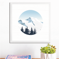 Scenic Mountain Top Wall Art