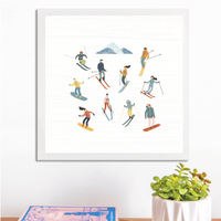 Snow Sport Harmony Wall Art