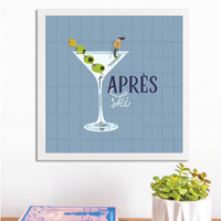 Apres Ski Martini Wall Art