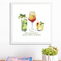 Have Yourself a Merry Little Cocktail Wall Art