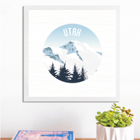 Personalized Scenic Mountain Top Wall Art