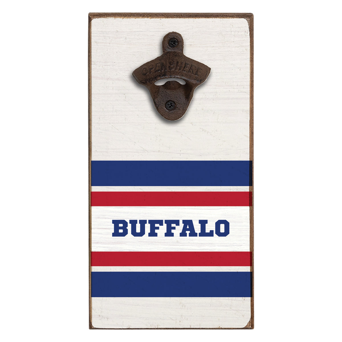Buffalo Stripes Bottle Opener