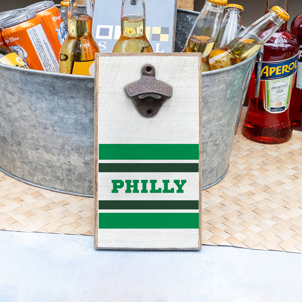Philly Stripes Bottle Opener