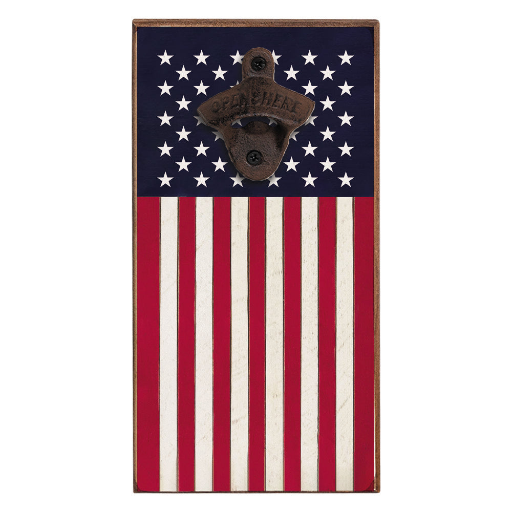 American Flag Bottle Opener