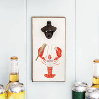 Boston Baseball Lobster Bottle Opener