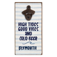 High Tides Good Vibes Personalized Bottle Opener