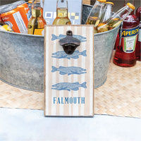 Five Blue Fish Personalized Bottle Opener