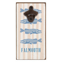 Five Blue Fish Personalized Bottle Opener