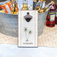 Palm Tree Personalized Bottle Opener