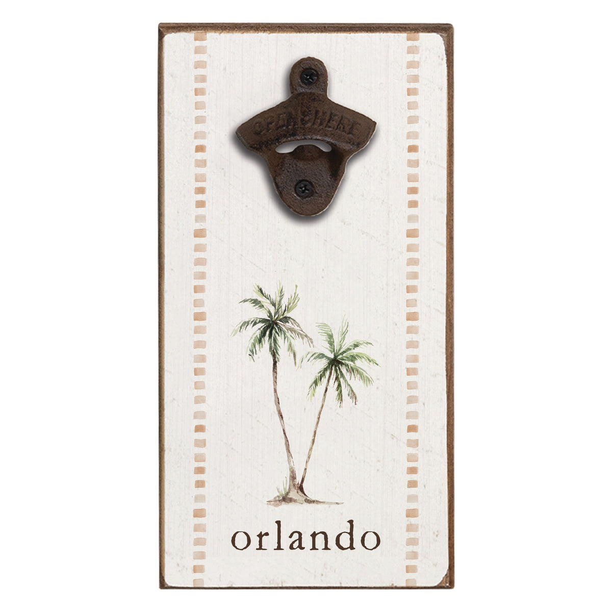 Palm Tree Personalized Bottle Opener