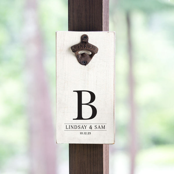 Initial Personalized Bottle Opener