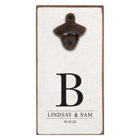 Initial Personalized Bottle Opener