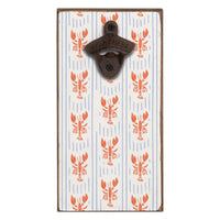 Orange Lobster Bottle Opener