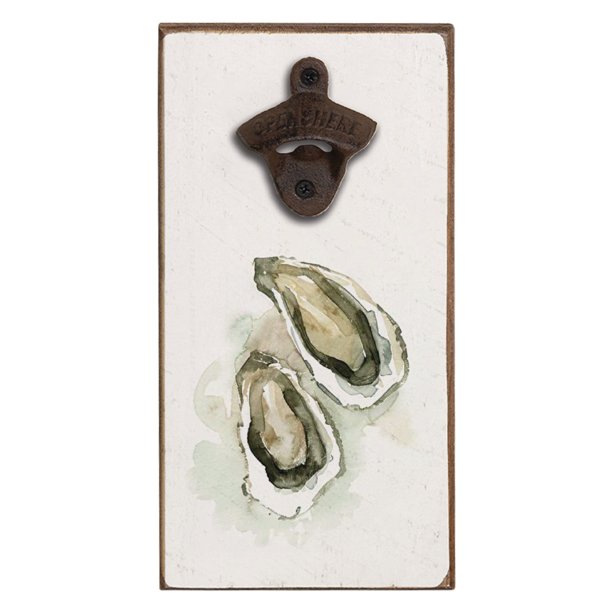 Watercolor Oysters Bottle Opener