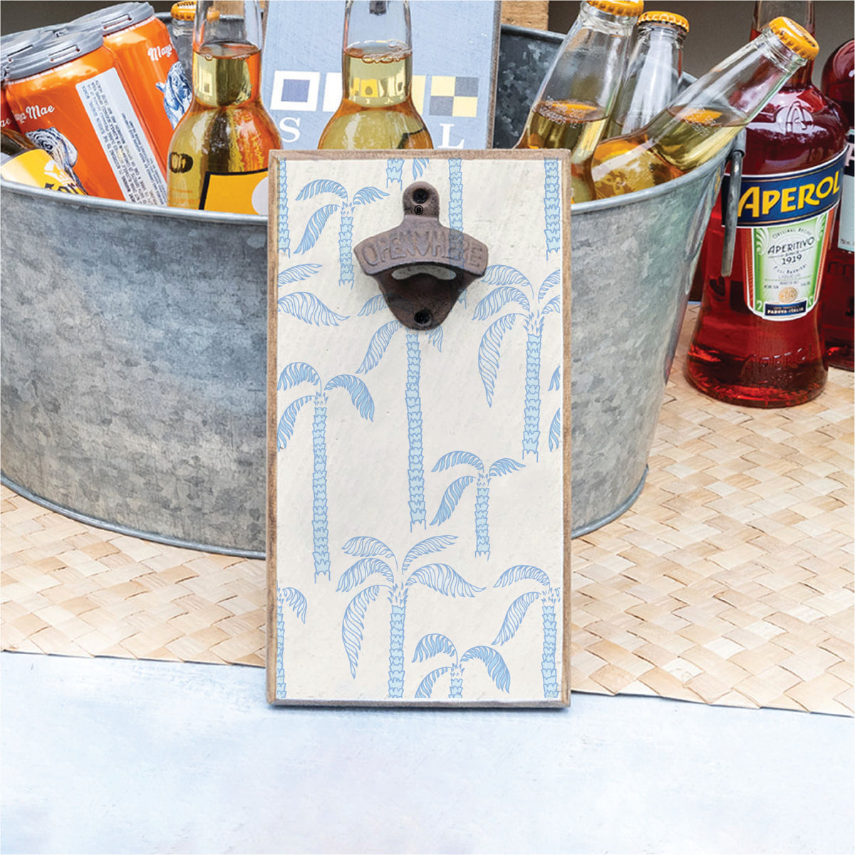 Coastal Palm Trees Bottle Opener