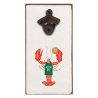 Boston 617 Green Lobster Bottle Opener