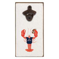 New England Football Lobster Bottle Opener