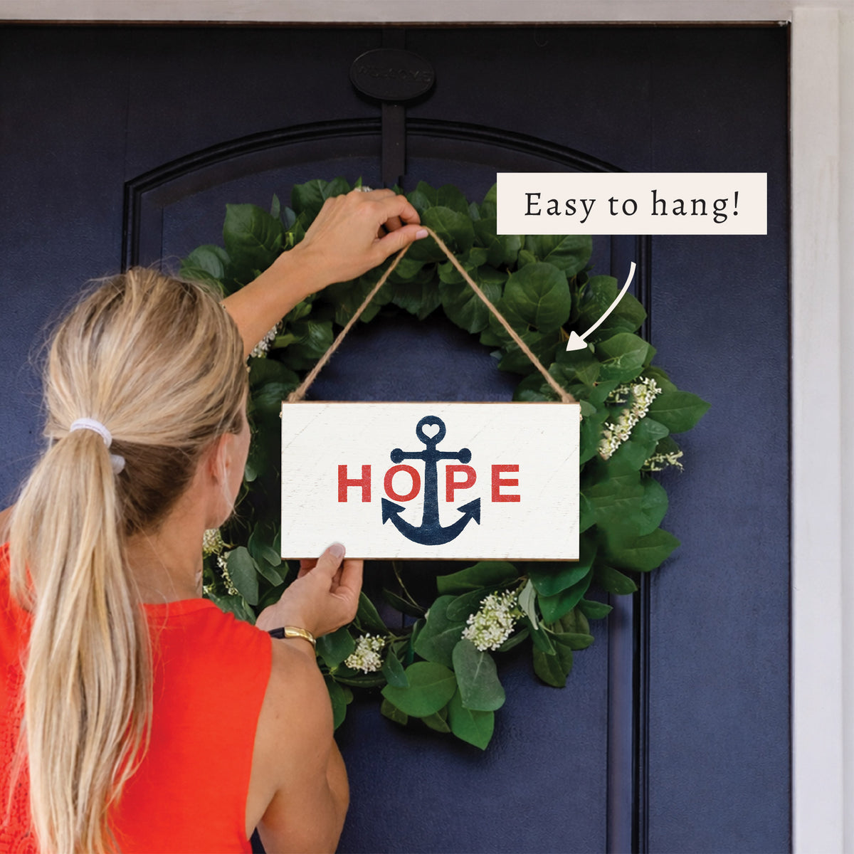 Hope Anchor Twine Sign