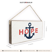 Hope Anchor Twine Sign