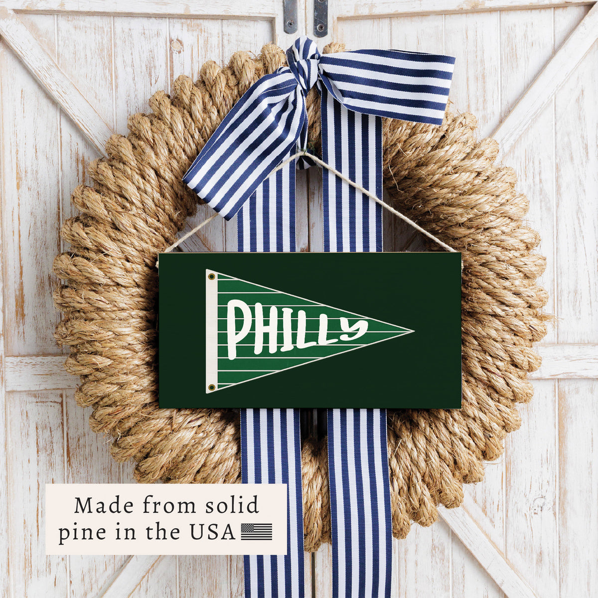 Philly Banner Twine Sign