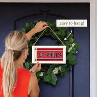 Go Philly Flag Twine Sign