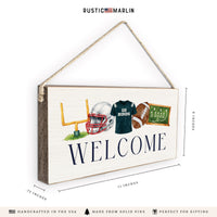 Philly Football Icons Twine Sign