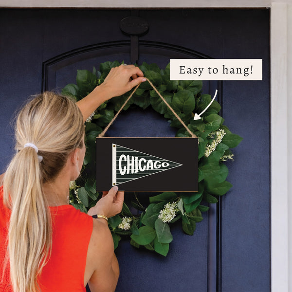 Chicago Sox Banner Twine Sign