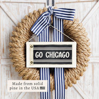 Go Chicago Sox Flag Twine Sign