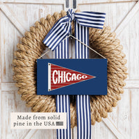 Chi Cubs Banner Twine Sign