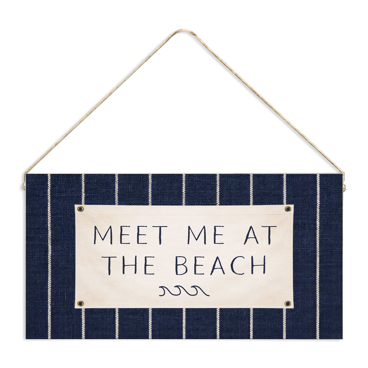 Meet Me At The Beach Twine Sign